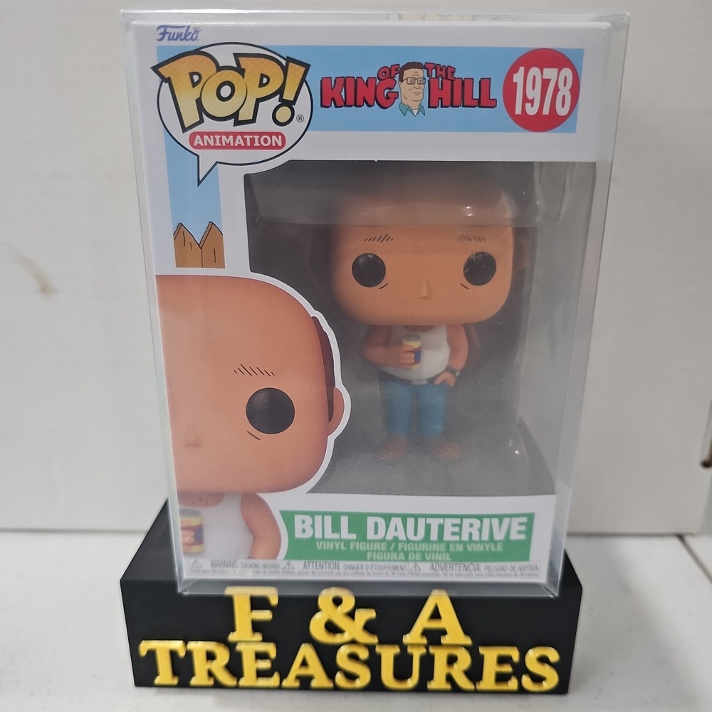 Funko Pop! Animation: King of the Hill Bill Dauterive #1978 W/Protector